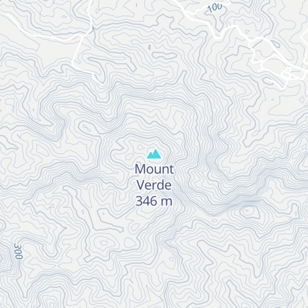 Map of Mount Verde