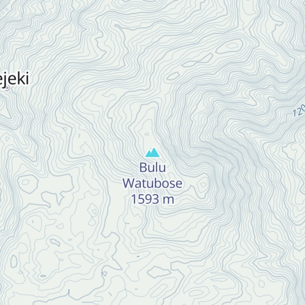 Map of Bulu Watubose