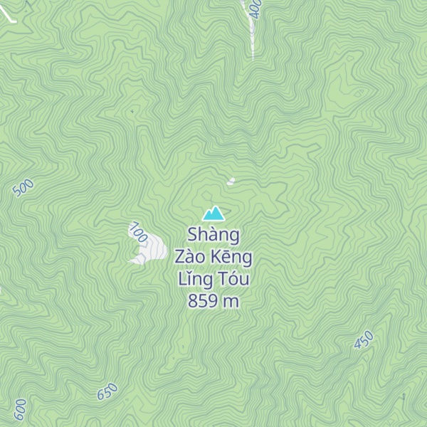 Map of Shàng Zào Kēng Lǐng Tóu
