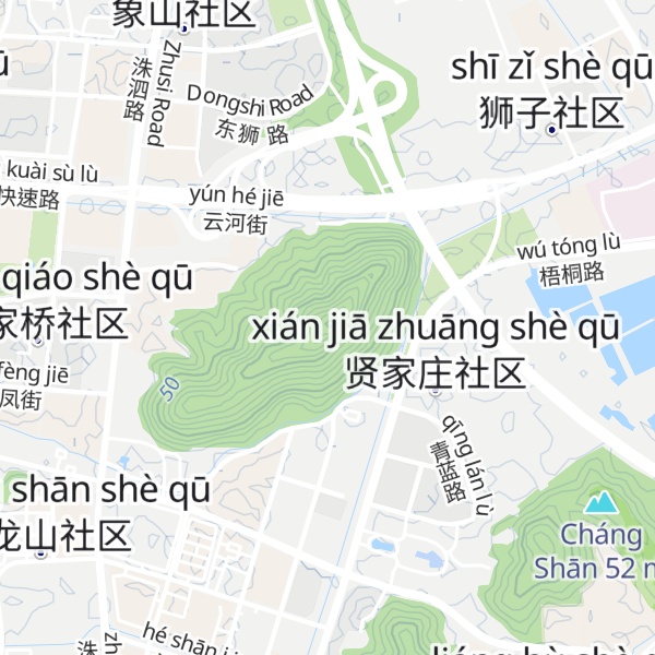 Map of Lion mountain