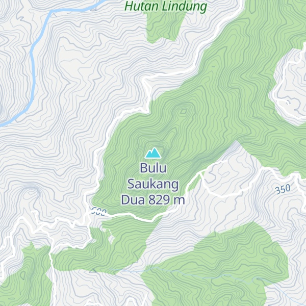 Map of Bulu Saukang Dua