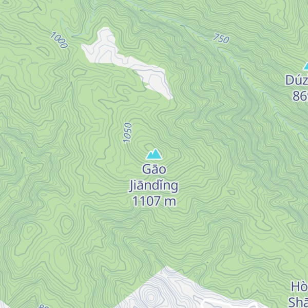 Map of Gāo Jiāndǐng