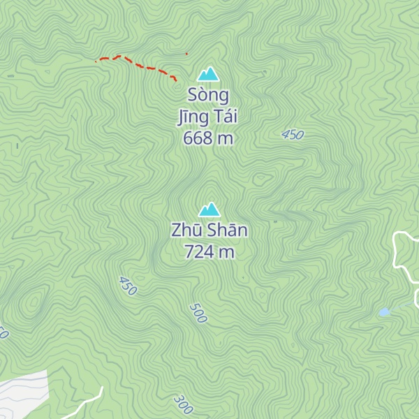 Map of Zhū Shān