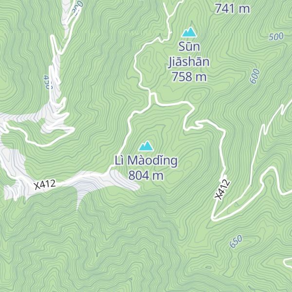 Map of Lì Màodǐng