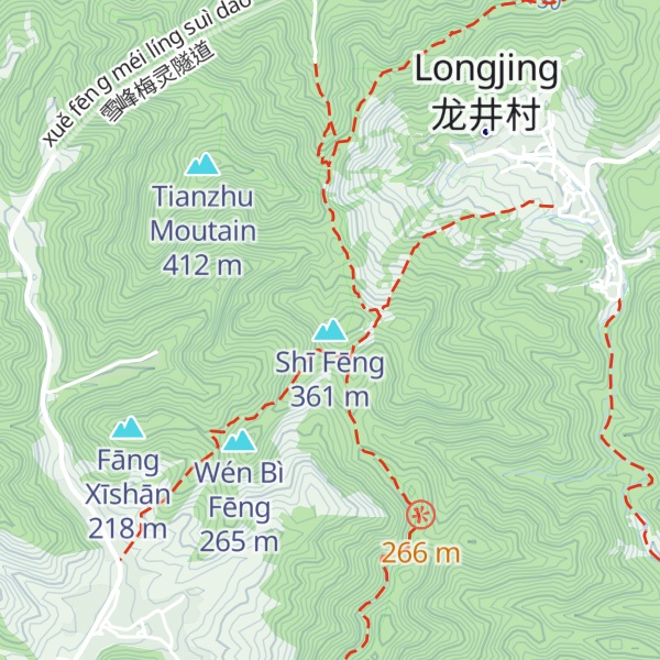Map of Shī Fēng