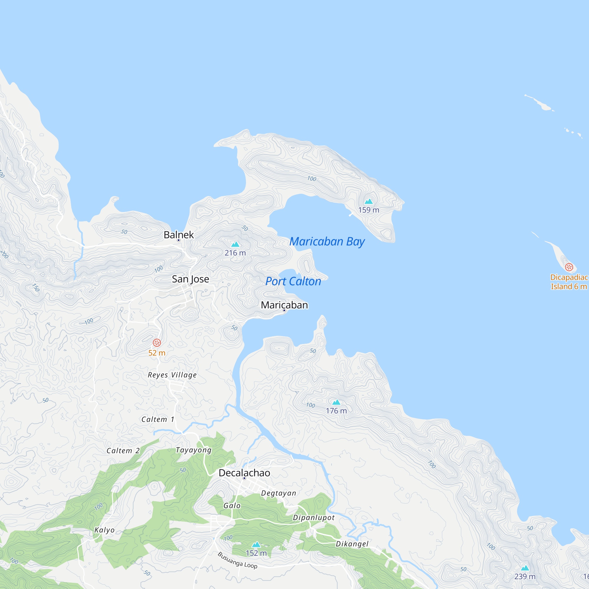 Cheeki Diver Inn map