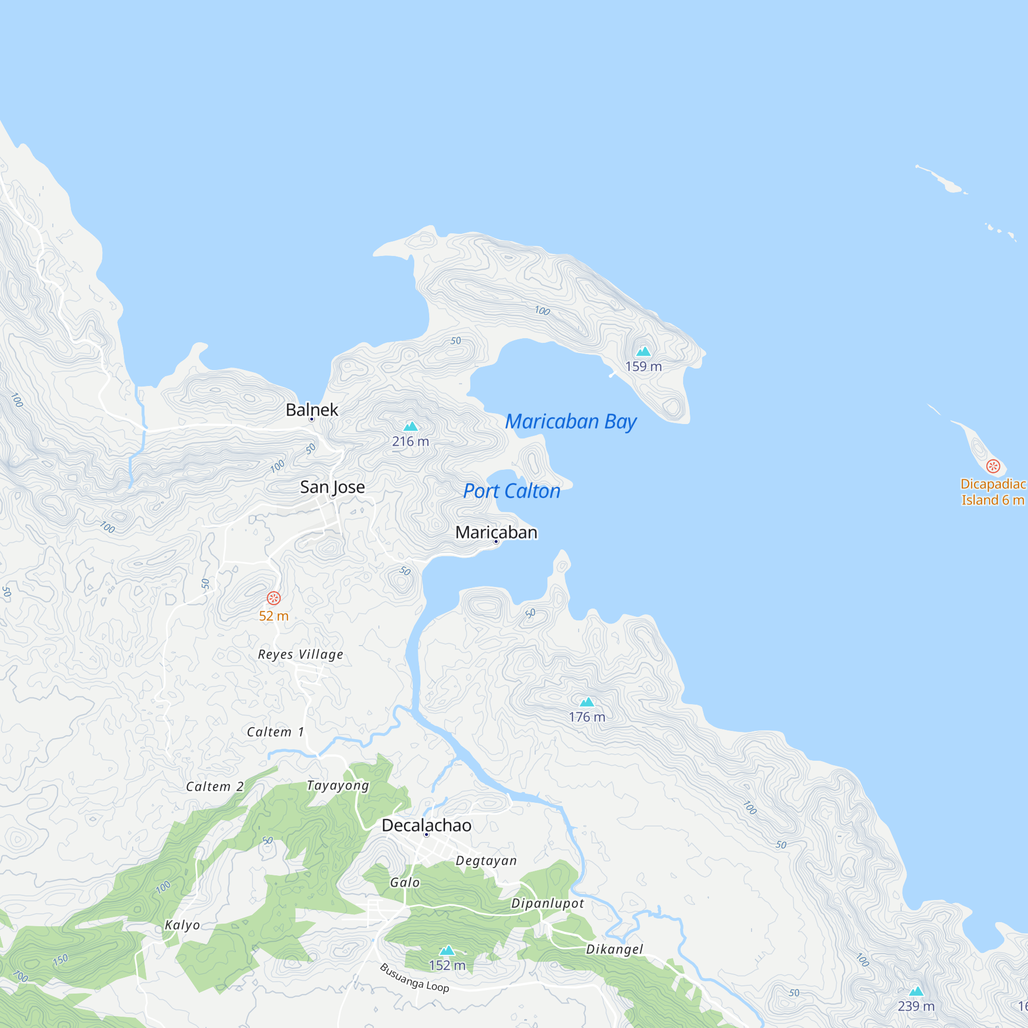 Cheeki Diver Inn map