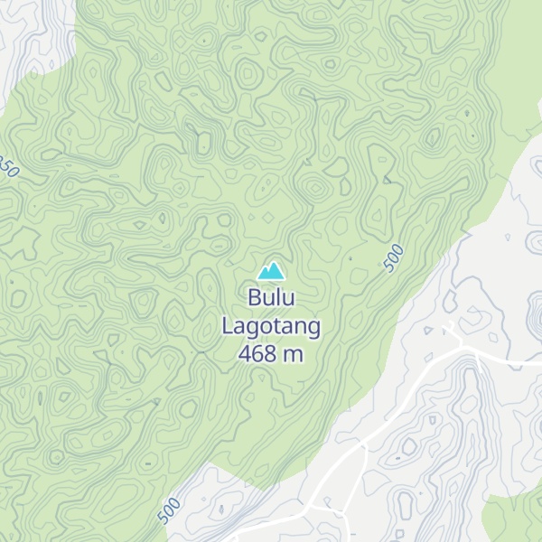 Map of Bulu Lagotang