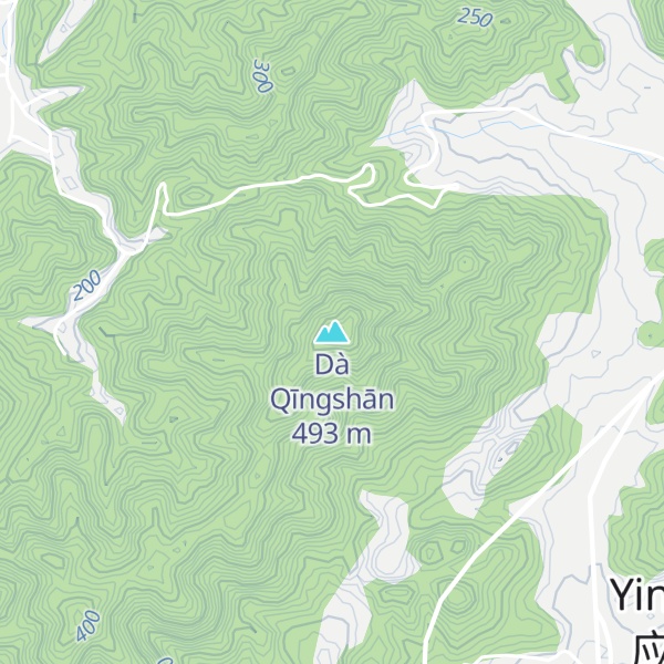 Map of Dà Qīngshān