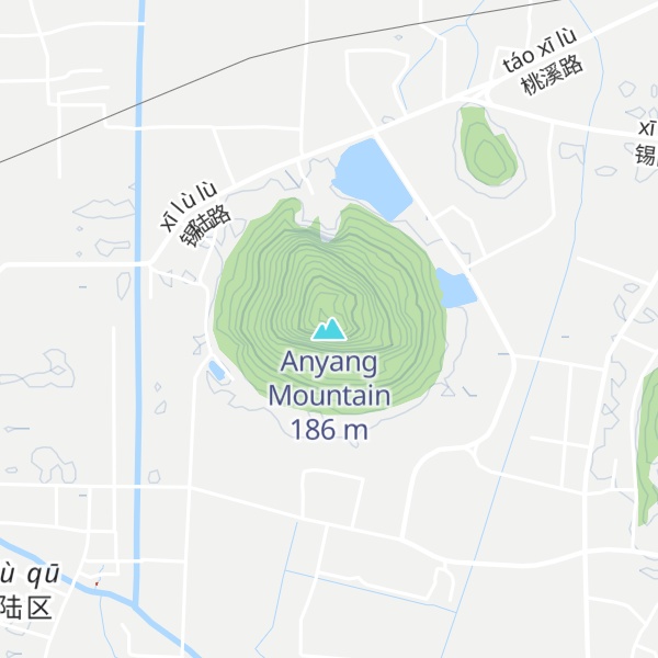 Map of Anyang Mountain