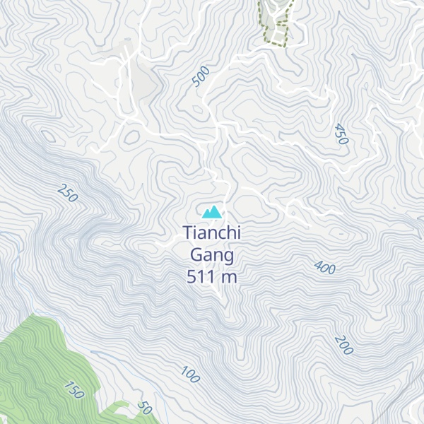 Map of Tianchi Gang