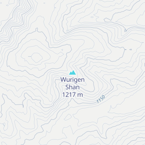 Map of Wurigen Shan