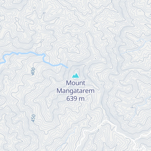 Map of Mount Mangatarem