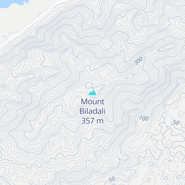 Map of Mount Biladali