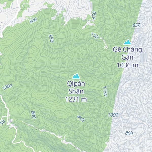 Map of Qípán Shān
