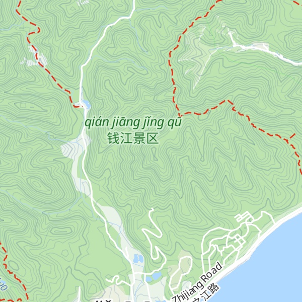 Map of Dà Huàshān
