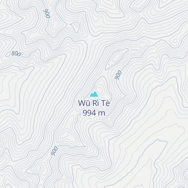 Map of Wū Rì Tè