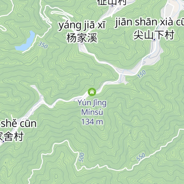 Map of Yún Jǐng Mínsù