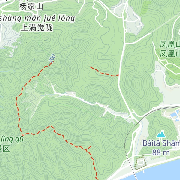 Map of Tiger Spring Mountain