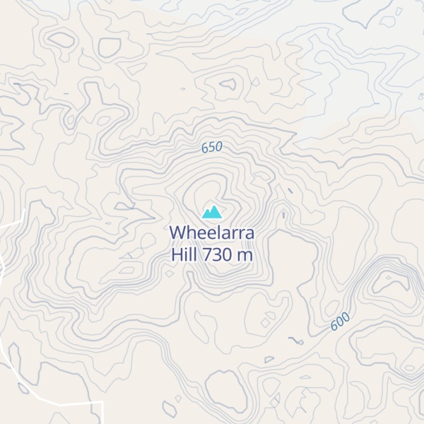 Map of Wheelarra Hill