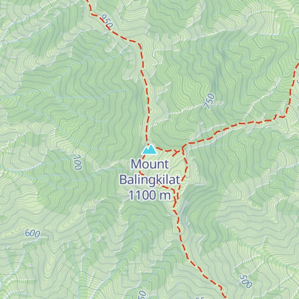 Map of Mount Balingkilat