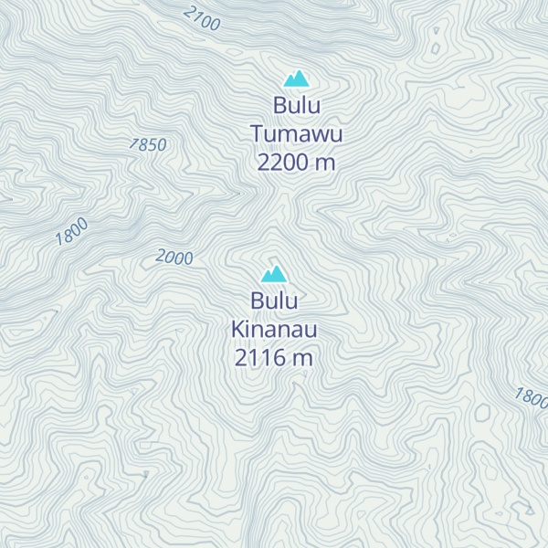 Map of Bulu Kinanau