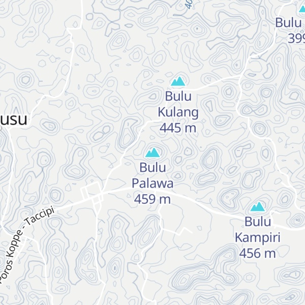 Map of Bulu Palawa