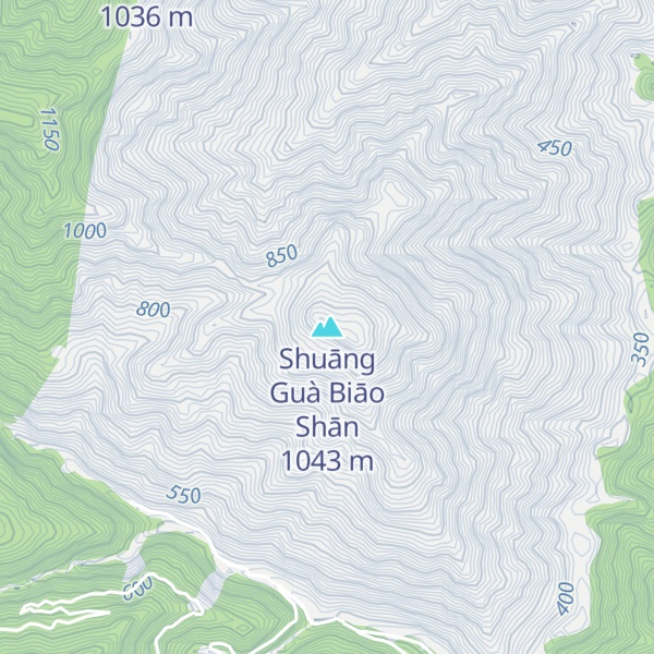 Map of Shuāng Guà Biāo Shān