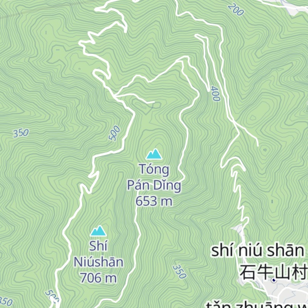 Map of Tóng Pán Dǐng