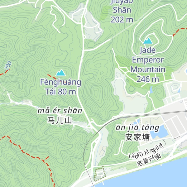 Map of Dàcí Shān