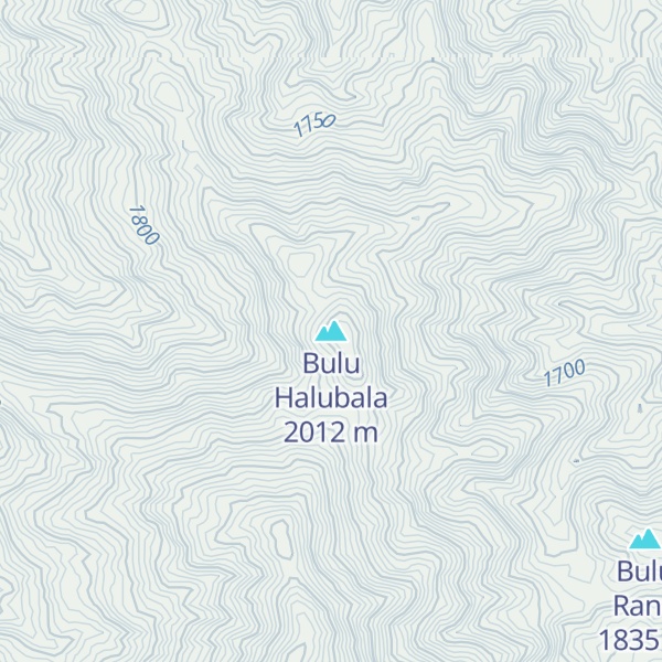 Map of Bulu Halubala
