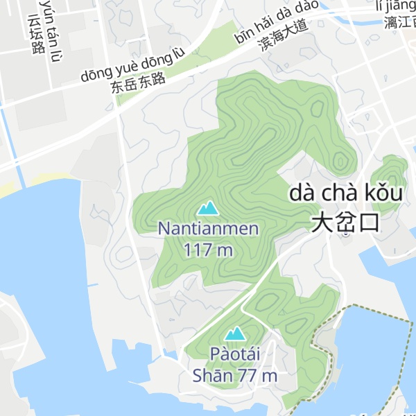 Map of Nantianmen