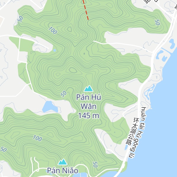 Map of Pán Hú Wān