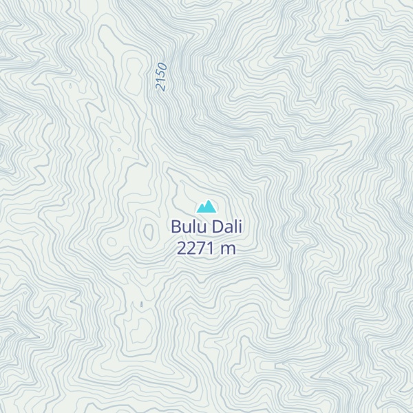 Map of Bulu Dali