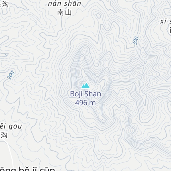 Map of Boji Shan