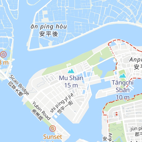 Map of Mu Shan