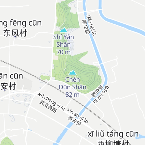 Map of Chén Dūn Shān