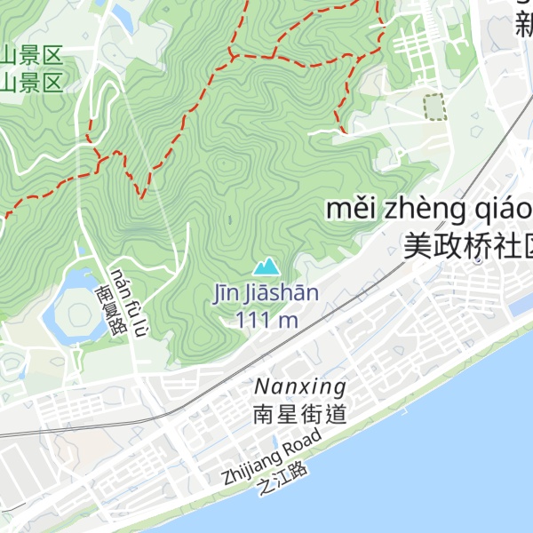 Map of Jīn Jiāshān