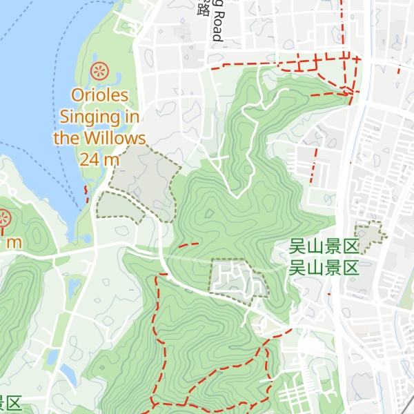 Map of Yunju Mountain