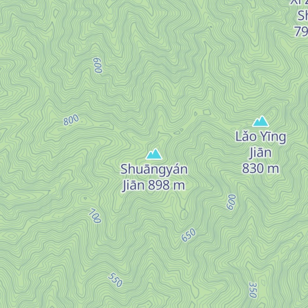 Map of Shuāngyán Jiān