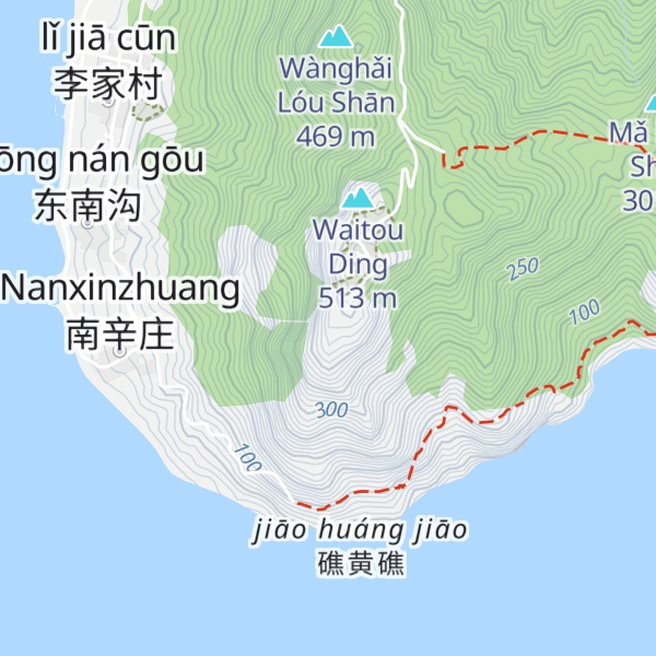Map of Shí Xiùcái Shān