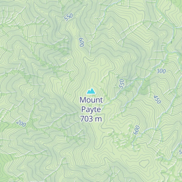 Map of Mount Payte
