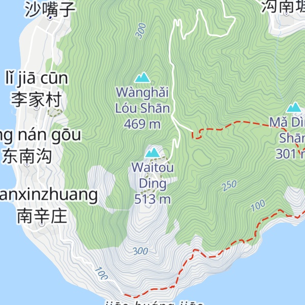 Map of Waitou Ding