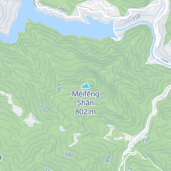 Map of Méifēng Shān