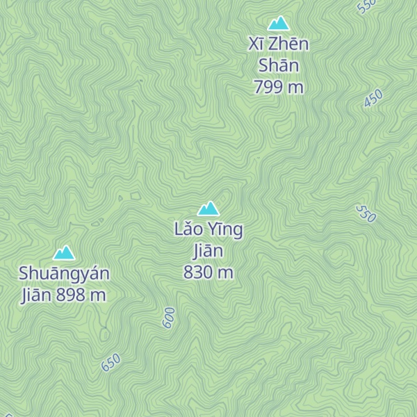 Map of Lǎo Yīng Jiān