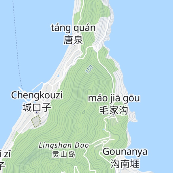 Map of Xiàngbí Shān