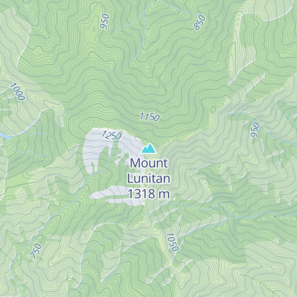 Map of Mount Lunitan
