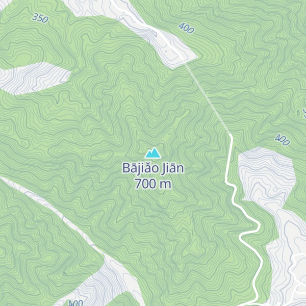 Map of Bājiǎo Jiān