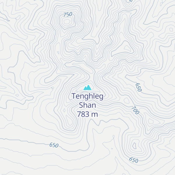 Map of Tenghleg Shan