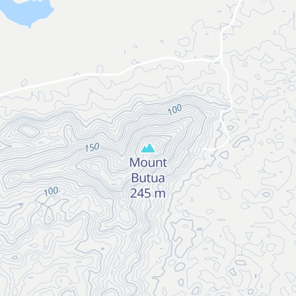 Map of Mount Butua